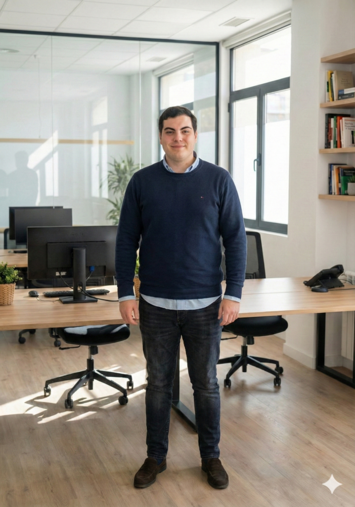 Fotografía de Hugo Cantero, CEO de la empresa