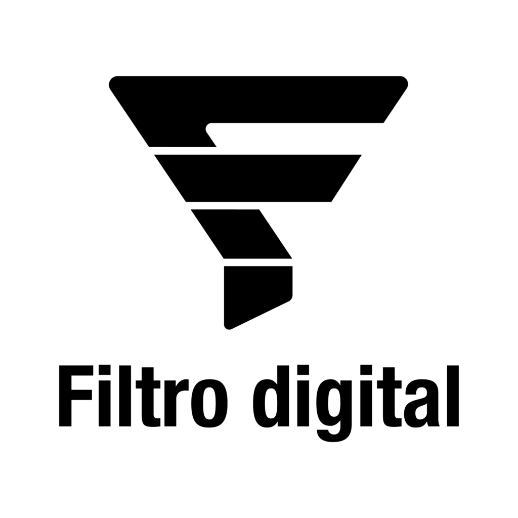 Logotipo en negro de Filtro Digital, agencia de comunicación